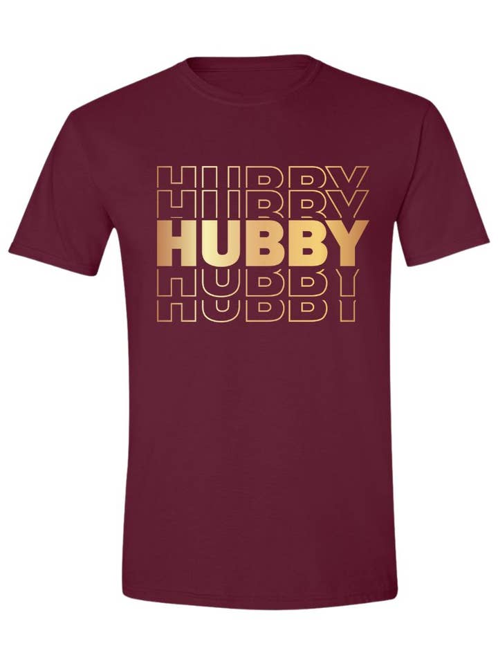 T-shirt graphique Hubby pour la vente par Brick House Graphics