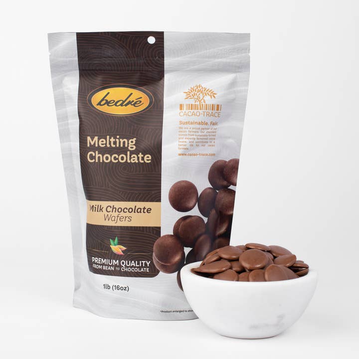 Bedré Fine Chocolate - Wholesale Chocolate - Melting Chocolate Wafers – Milk Chocolate2