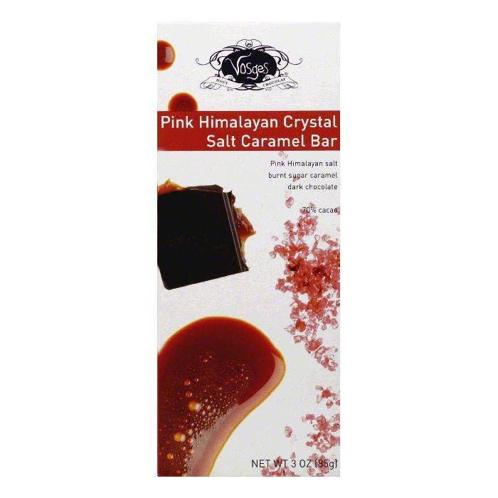 KeHE Distributors, LLC - Wholesale Chocolate Bar - Vosges Pink Himalayan Crystal Salt Caramel Bar, 3 Oz (Pack of 12)0