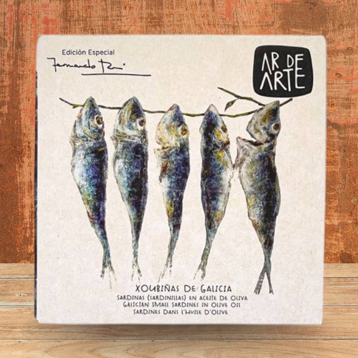 Ar de Arte Small Sardines in Olive Oil 110 g – 12/case for wholesale by Casacella Foods