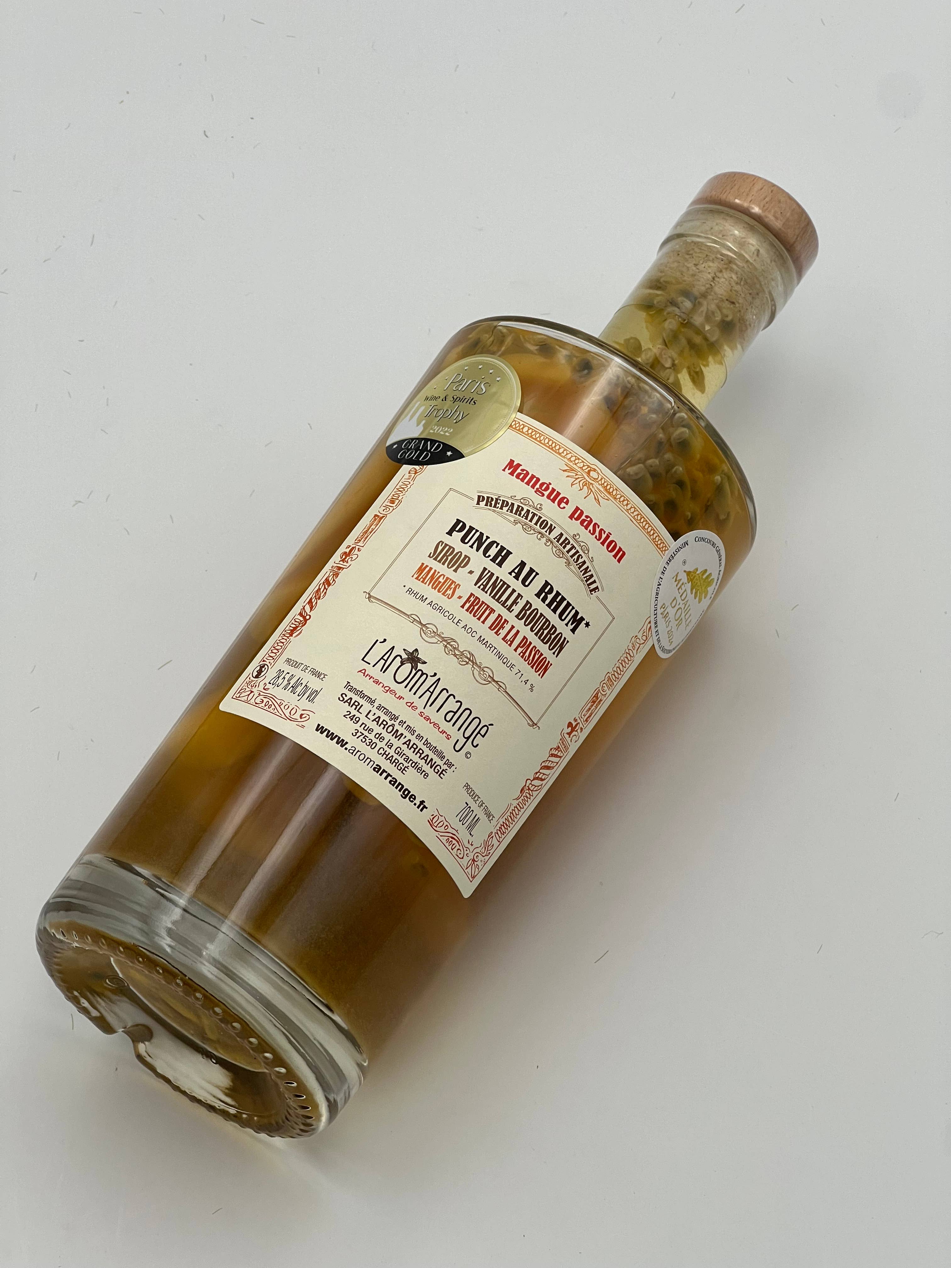 L'Arôm'Arrangé - Wholesale Pre-Mixed/Ready-Made Alcoholic Drinks - Passion Mango Arranged Rum - 70cl2