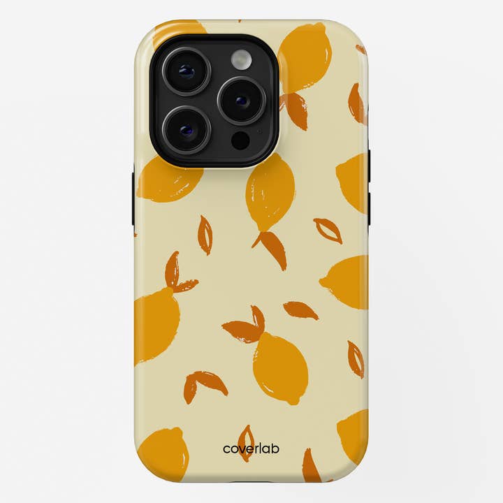Citrongul Hård iPhone Etui for engroshandel hos Coverlab