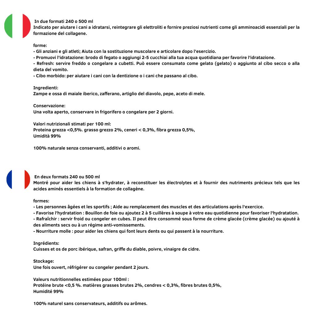 Waniyanpi - Wholesale Pet Food - Dog - Iberian Broth for Senior and Athletic Dogs4