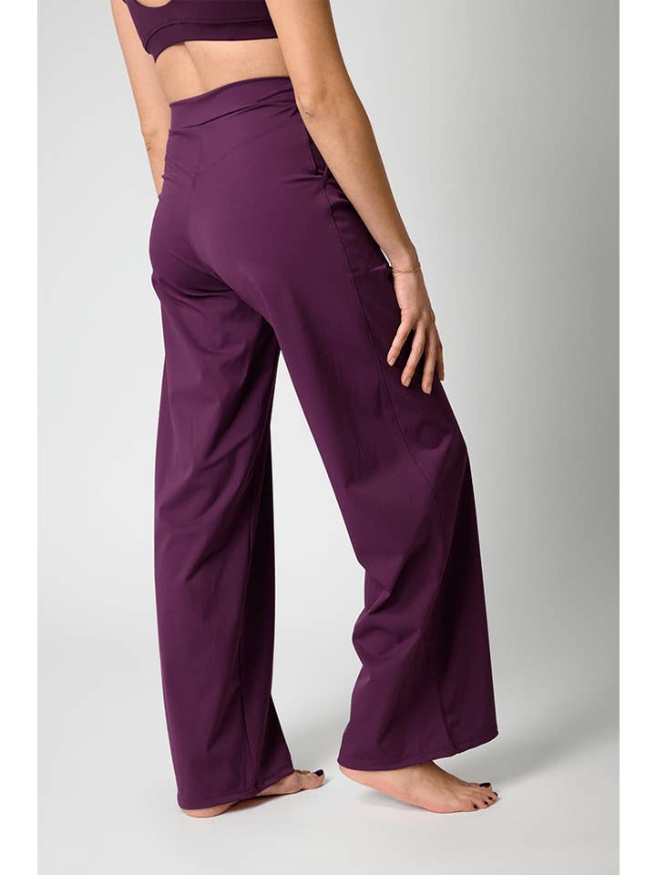 Yoga Democracy - Wholesale Pants - Women's - Ultimate Trouser in Mulberry3