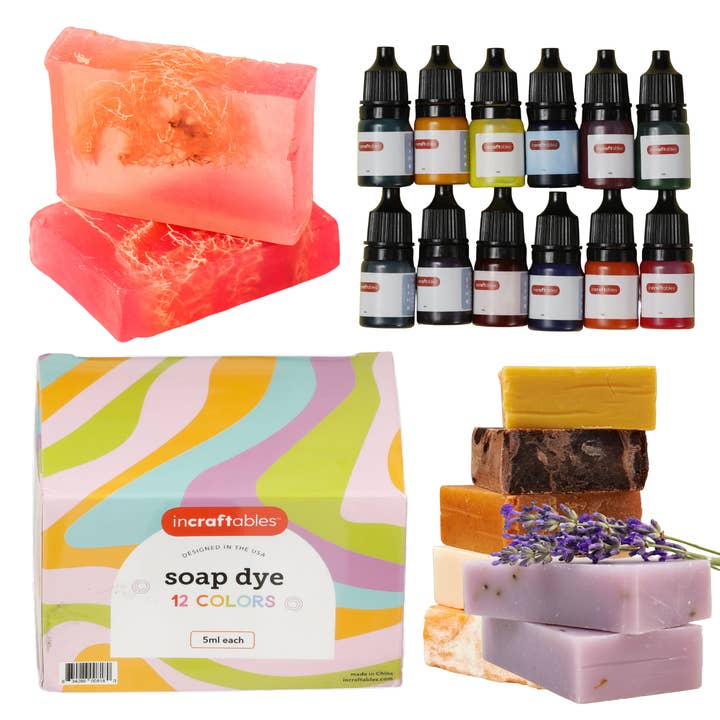 Incraftables Soap Dye – 12 Colors for wholesale by Incraftables
