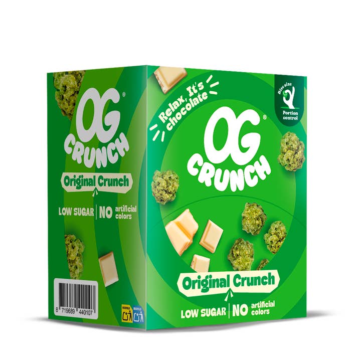 OG Crunch Chocolate CRUNCHBOX 36 x10g for wholesale by OG Crunch