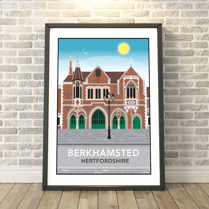 Ayuntamiento de Berkhamsted, Hertfordshire Impresión, Tarjetas y Regalos para venta al por mayor de Tabitha Mary