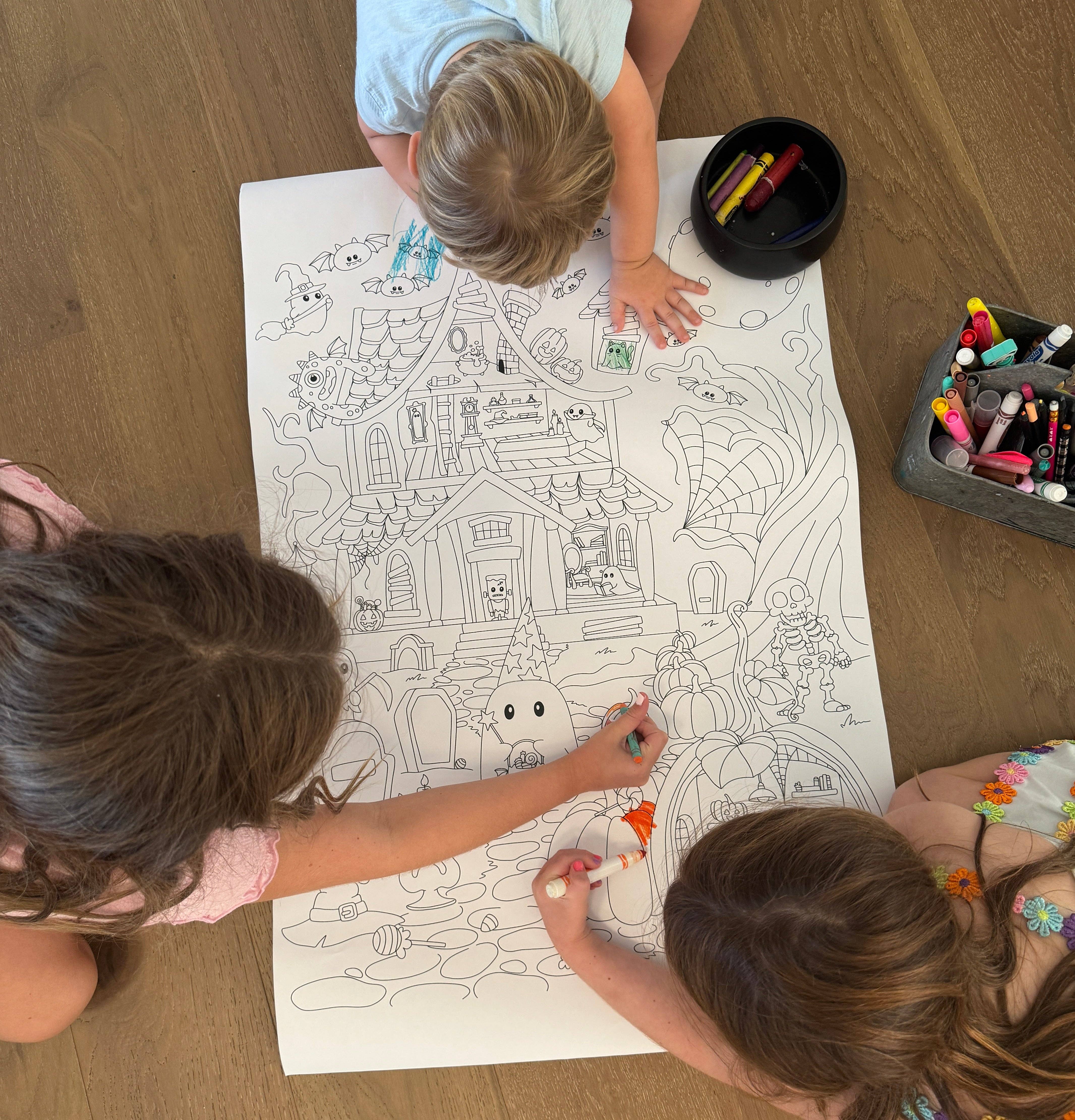 Celebration Stylist - Wholesale Coloring & Activity Book - Kids & Baby - Oversized Halloween Coloring Sheet1