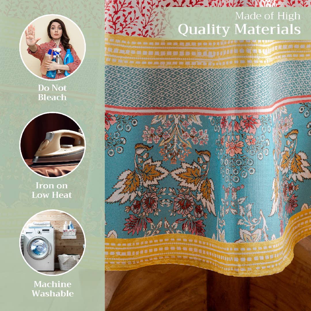 Maison d'Hermine - Design in Every Thread - Wholesale Tablecloth - Tablecloths 100% Cotton - 3 Shapes - Marquise8