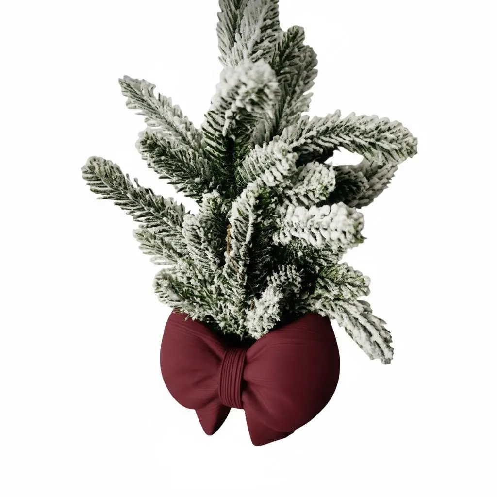 Pagel & Sons - Wholesale Christmas Decoration - Coquette Bow Christmas Planter 0