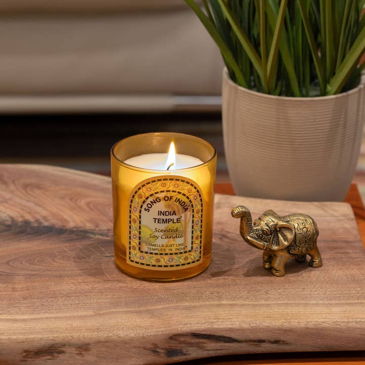 R. Expo/Song of India - Wholesale Jar/filled candle - India Temple Candle2