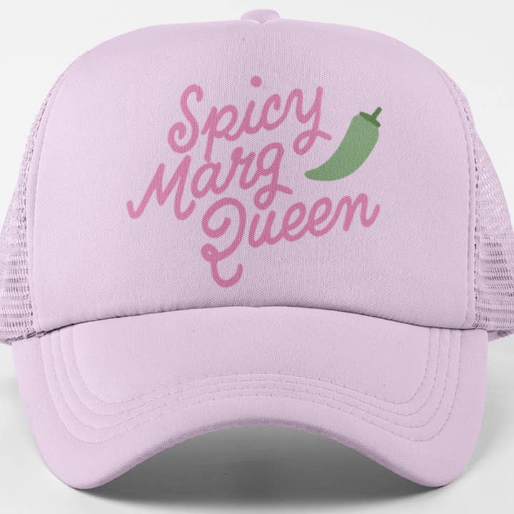spicy marg hat, spicy margarita trucker hat for wholesale by Fancy Fanny