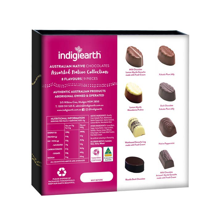 Indigiearth - Wholesale Chocolate box - Native Australian Chocolates Box1
