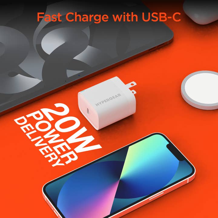 JupiterGear Home - Wholesale Portable charger - HyperGear 20W USB-C PD Wall Charger1