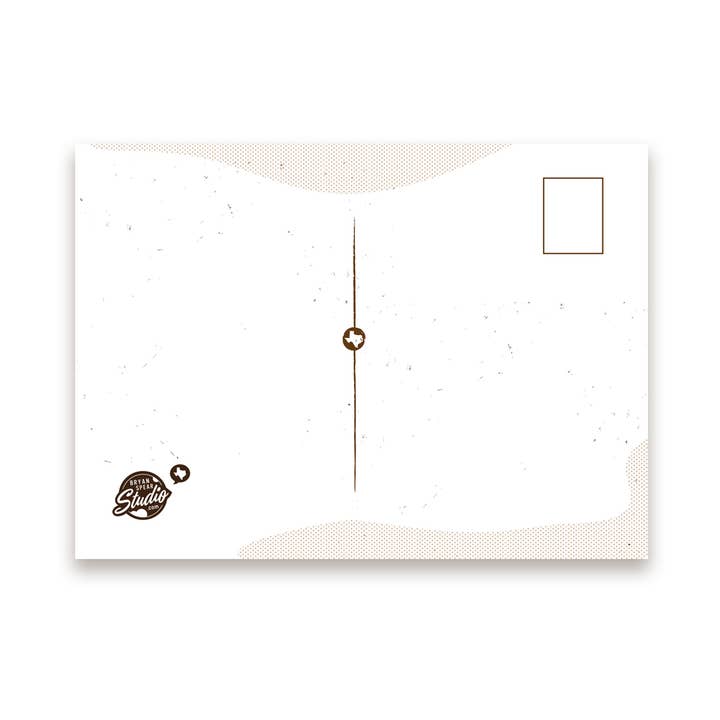 Bryan Spear Studio - Wholesale Postcard - Greetings from Houston Postcard2
