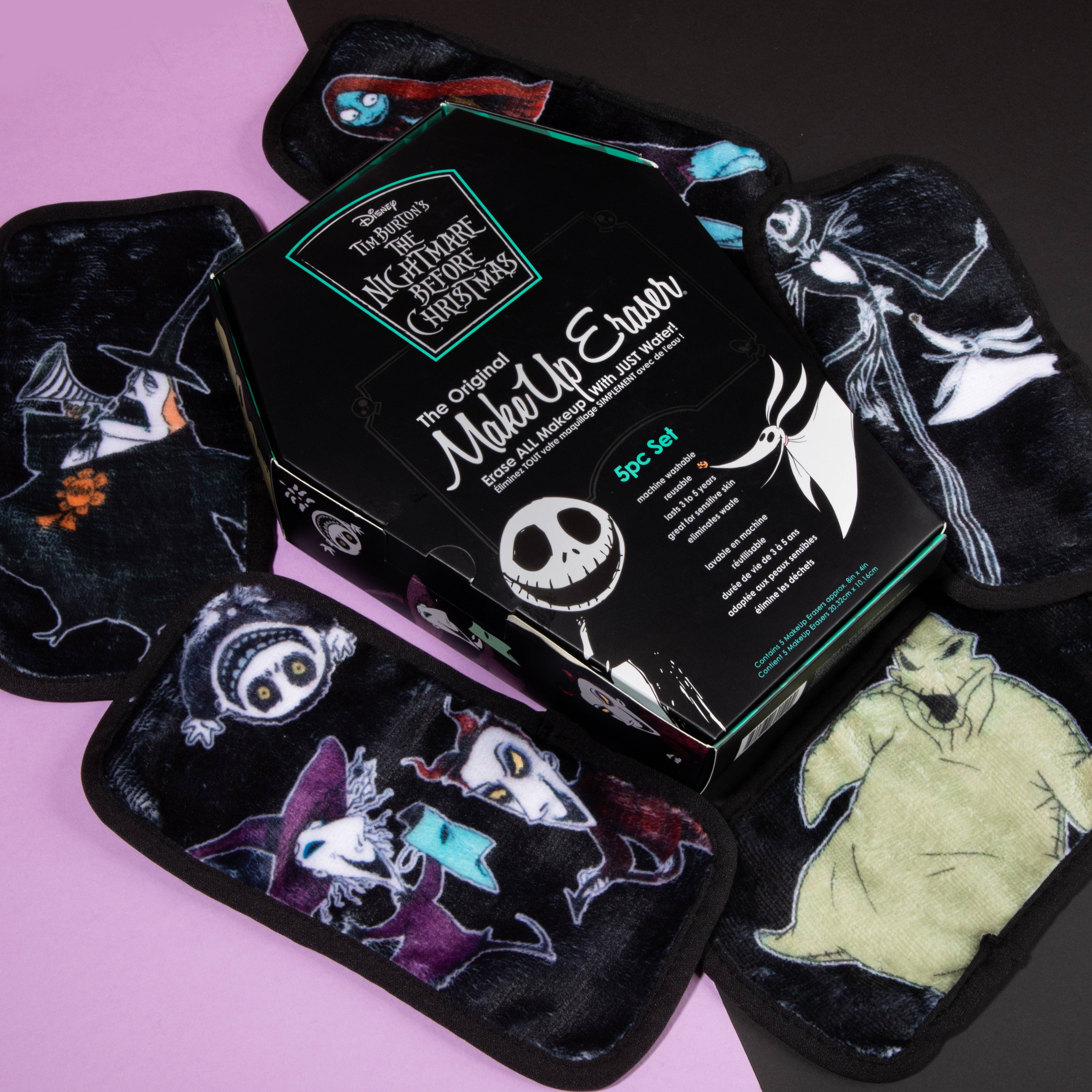 The Original MakeUp Eraser – wholesale Sminkborttagning – Nightmare Before Christmas 5-pack mini sminkborttagningsdukar © Disney | REA5
