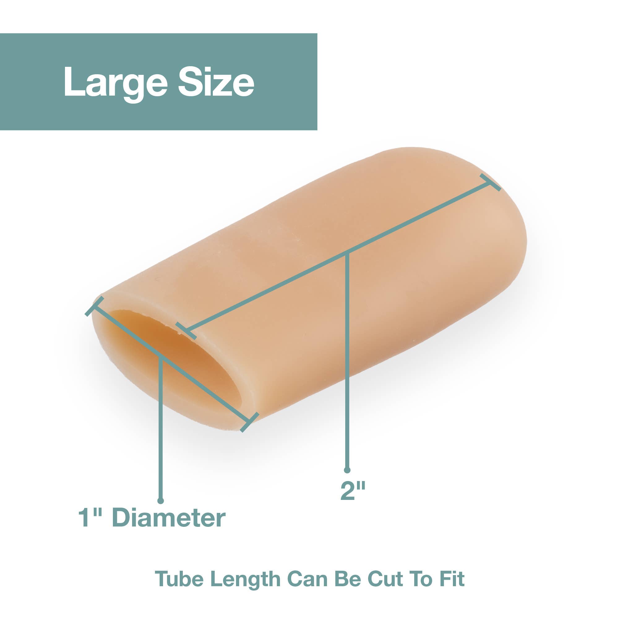 Gel Toe Protector Caps, Beige - 2 Pack for wholesale on Faire7