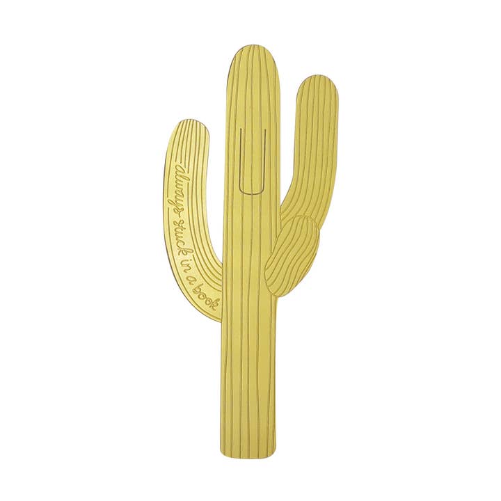 Altid fast i en bog kaktus bogmærke for engroshandel hos Pineapple Sundays Design Studio