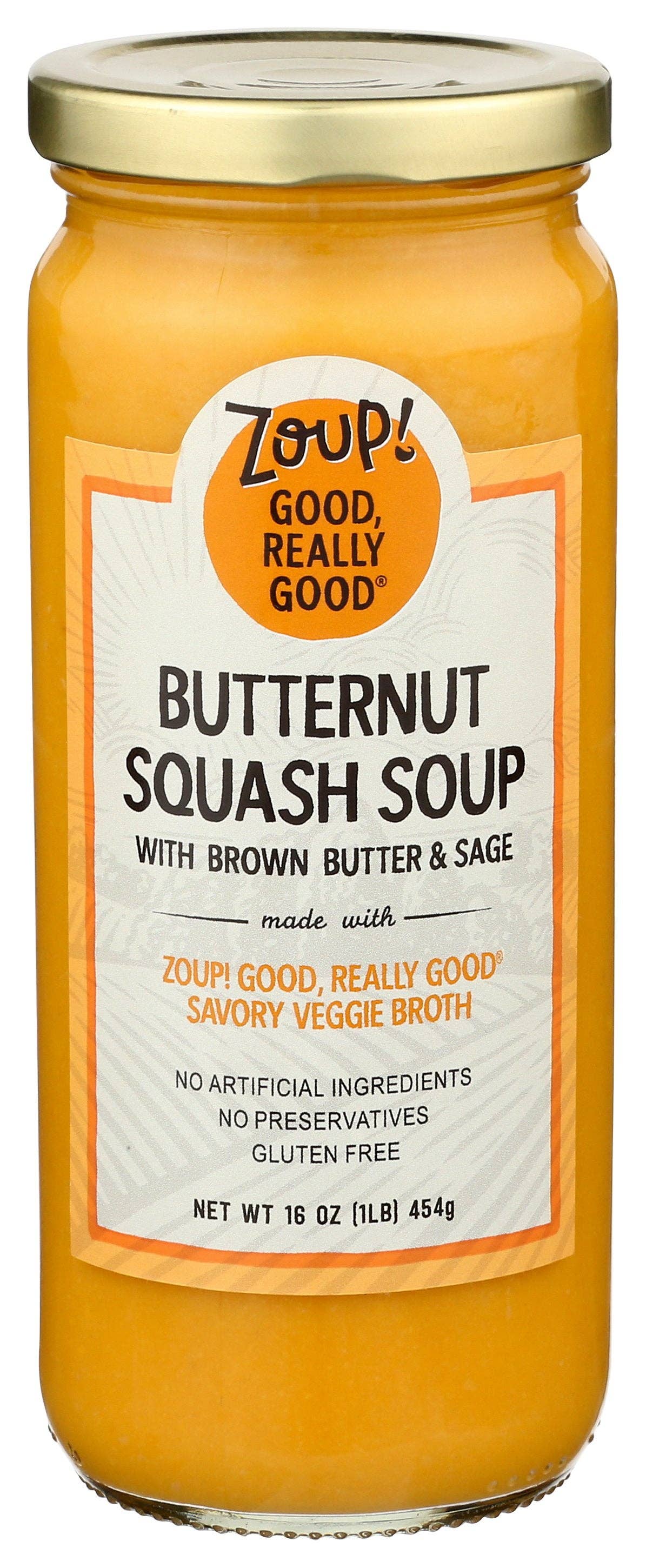 Everyday Supply Co - Wholesale Soup - ZOUP GOOD REALLY SOUP BUTTERNUT SQUASH - Case of 6