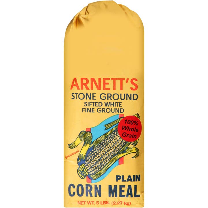 Arnetts Stone Ground Plain Corn Meal 5lb for wholesale by Ironpath Distributors