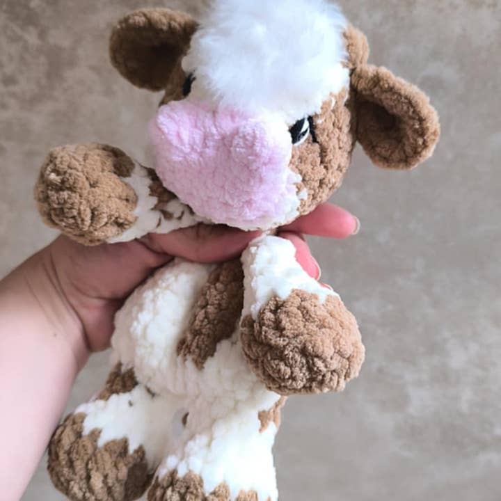 Briars Crochet Crafts - Wholesale Stuffed/Plush Toy - Kids & Baby - Calf snuggler 2