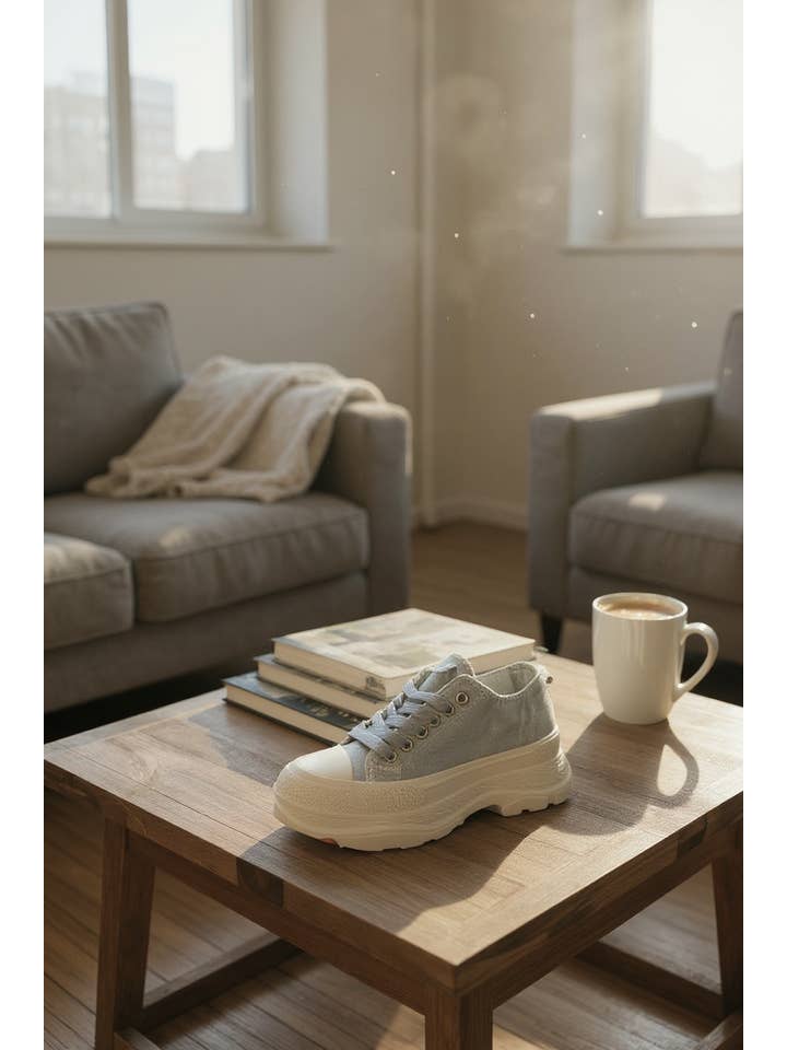 A Woman we Love - Wholesale Lifestyle trainers – Women′s - Low-Top Unisex Sneakers – Gray1