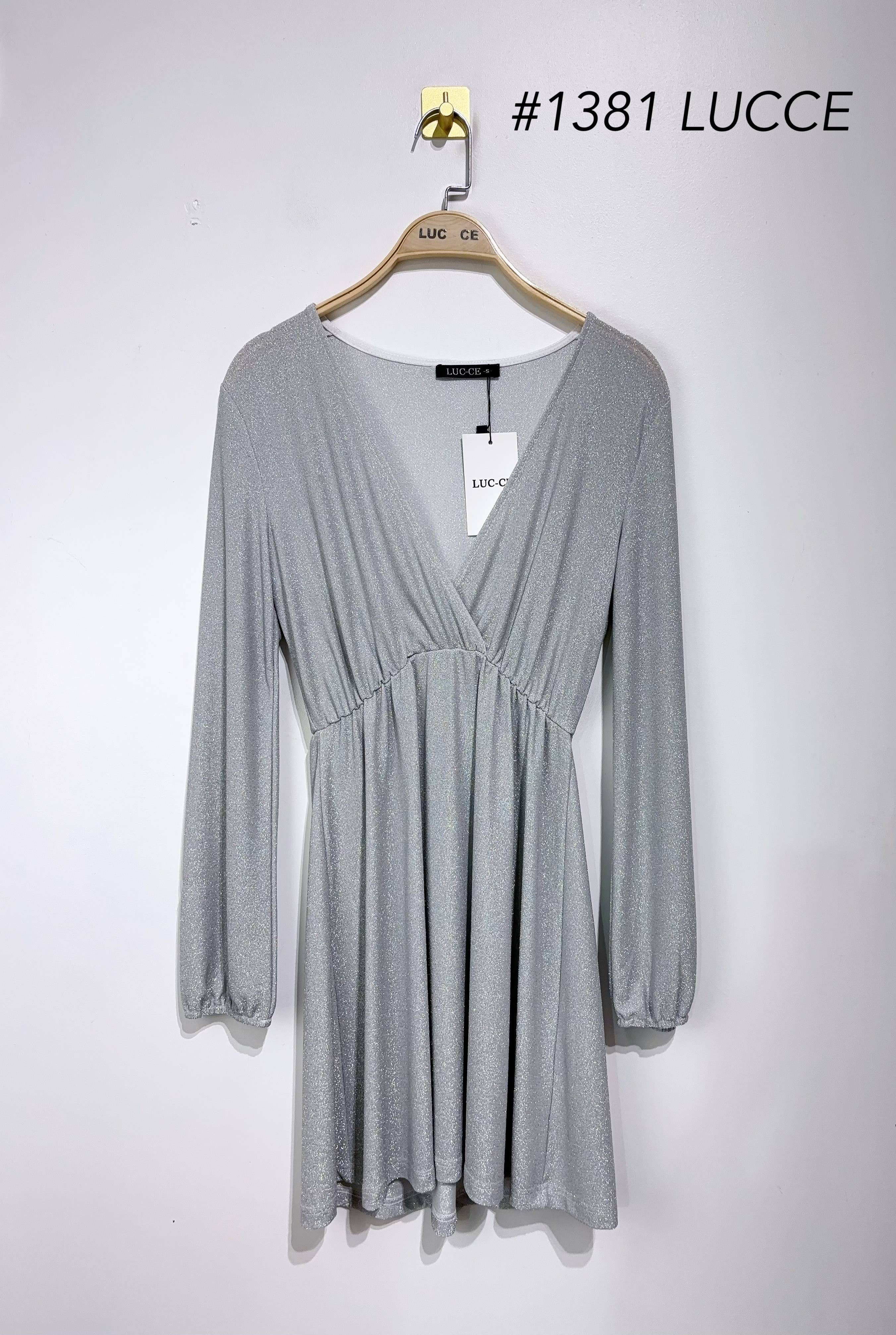 LUCCE - Vendita all'ingrosso Vestito - Donna - Abito a portafoglio con paillettes - 13811