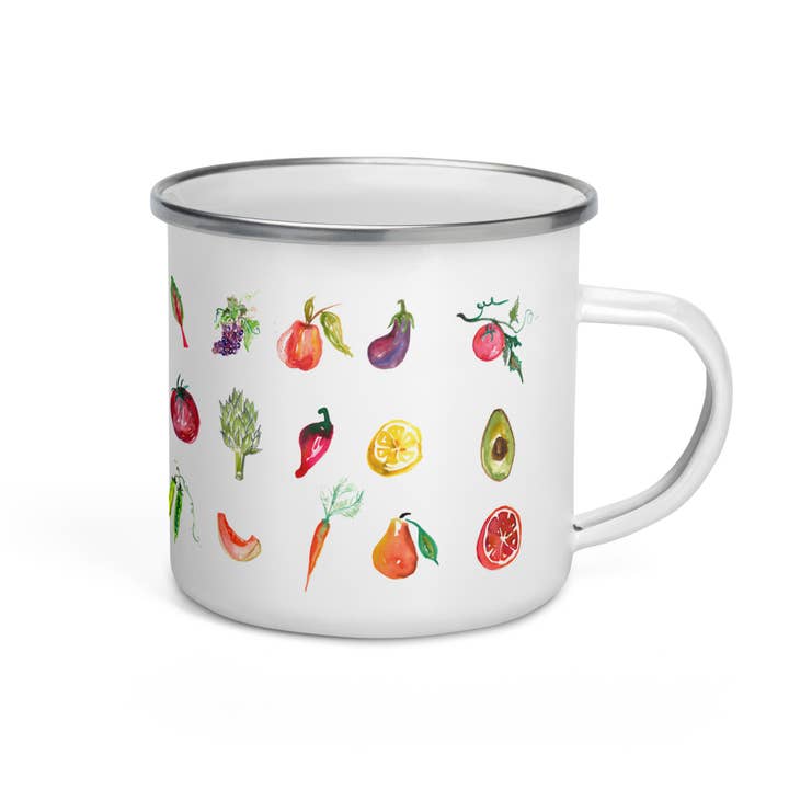 The Forest Feast - Wholesale Coffee Mug - Forest Feast Enamel Mug3