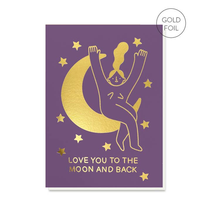 The Moon & Back Jubiläumskarte | Lustige Valentinskarte für den Großhandel von Stormy Knight