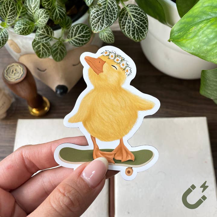 LINH T VO ART & ILLUSTRATION - Wholesale Magnet - MAGNET | Sk8er Duck Magnet