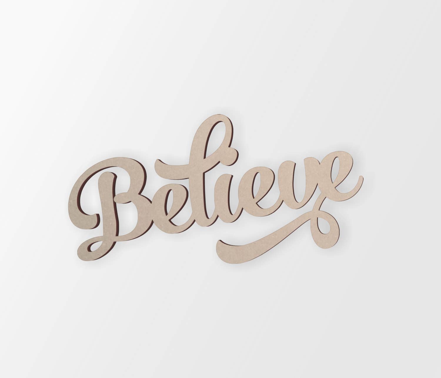 Jess and Jessica – Engroshandel 3D-vægkunst – Tro Wall Decor Word - Udskæring, Indretning af hjemmet2