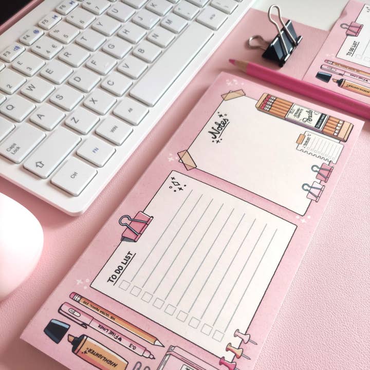 Eve Anderson Draws - Vente Blocs-notes - Bloc-notes de planification de bureau pour liste de tâches3