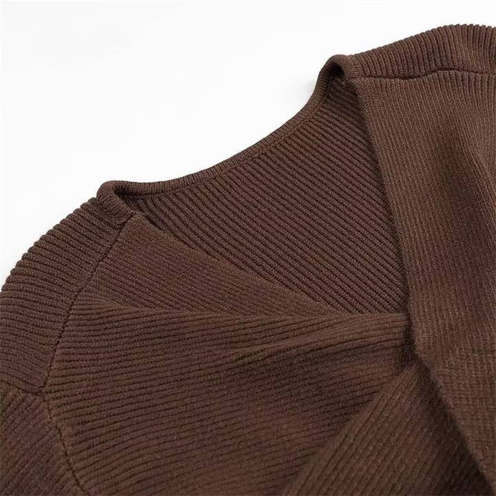 safistyle - Wholesale Knit Sweater - Women's - Twist-Knot Cropped Sweater6