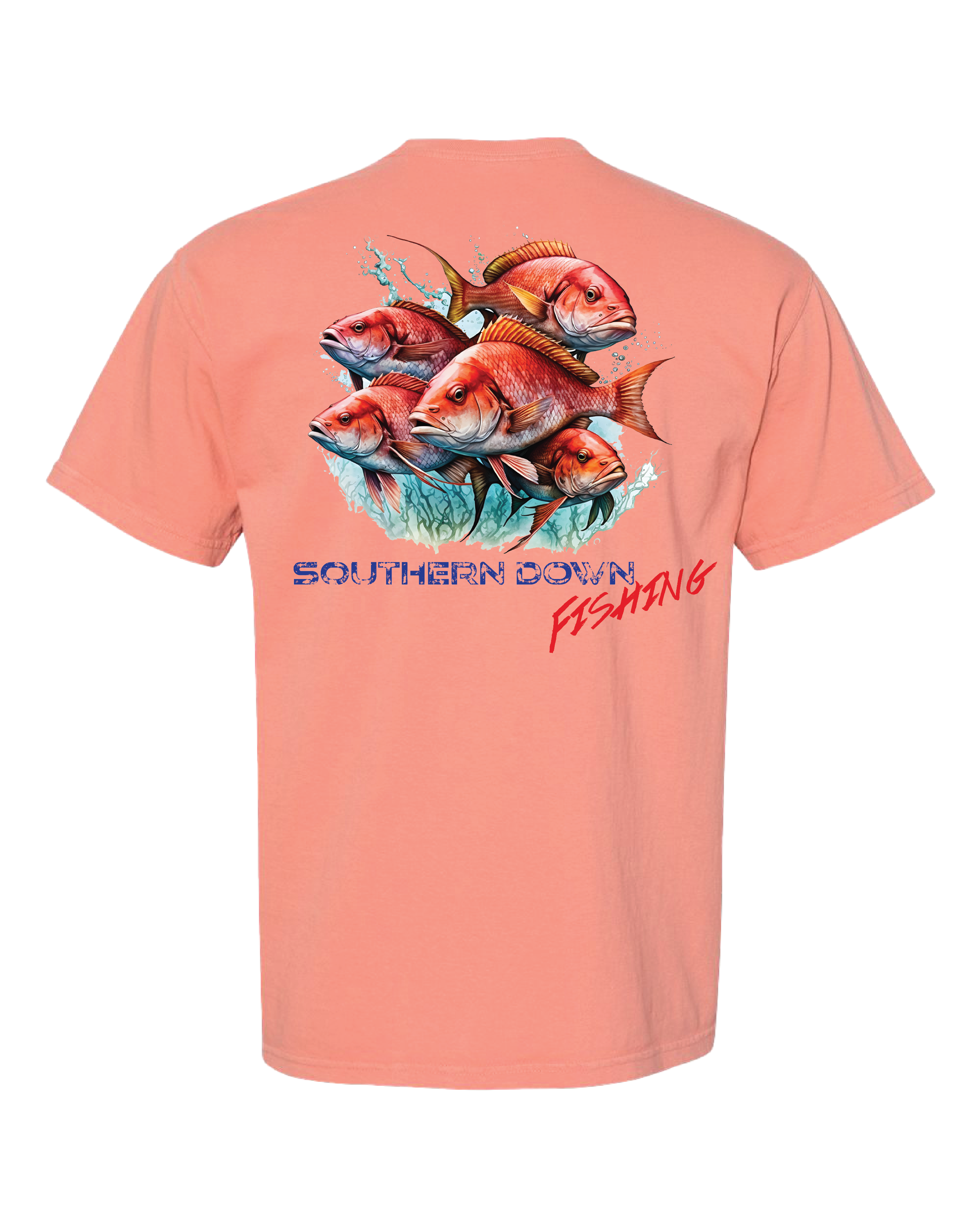 Southern Down Outfitters – T-shirt estampada - Homem por atacado – T-shirt Snapper2
