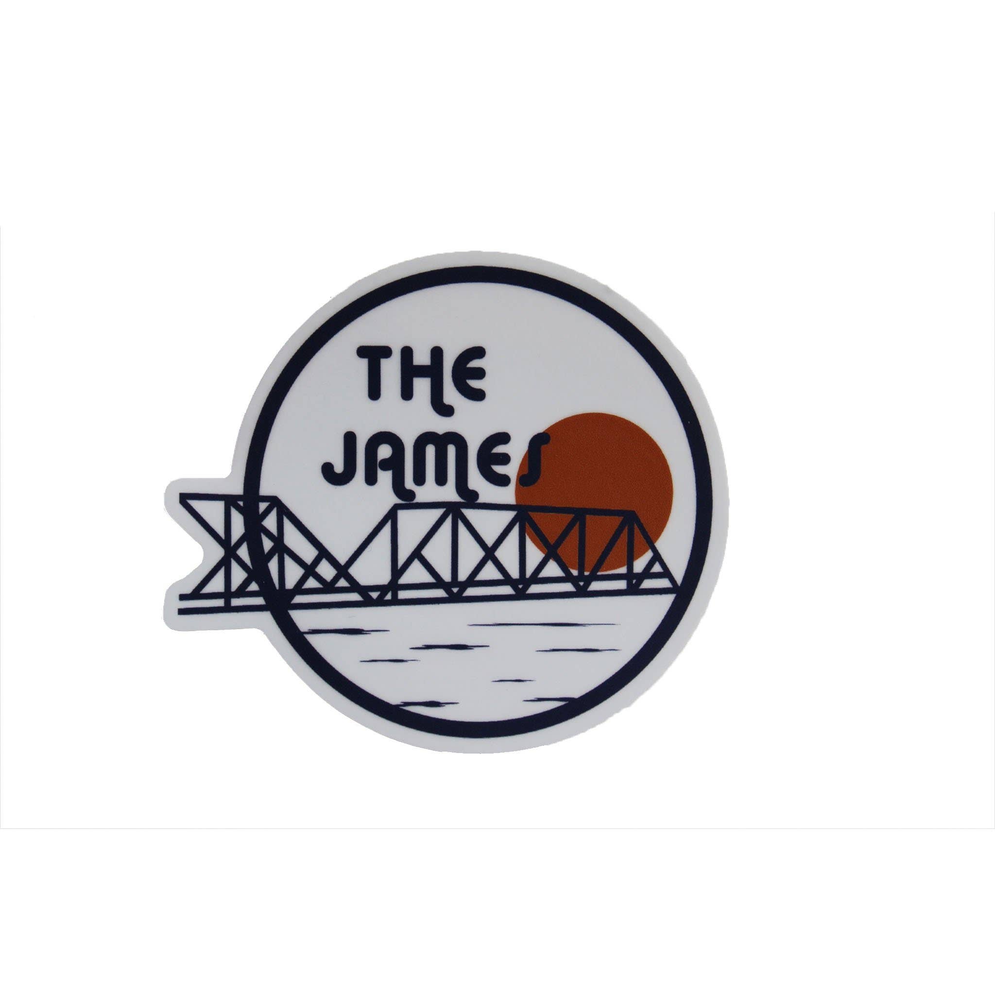 5 Pound Apparel - Wholesale Sticker - The James Sticker0
