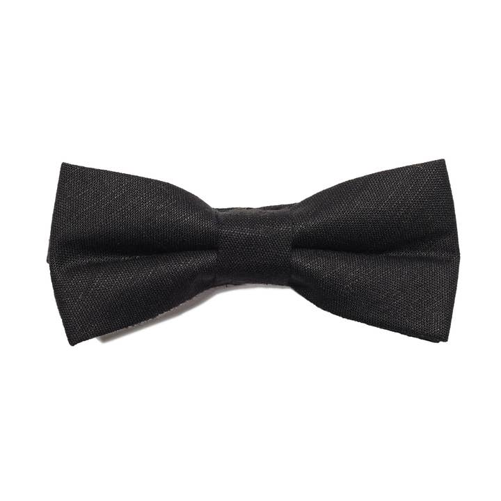 Kids Black Bow Tie for wholesale by Groomsman Gear