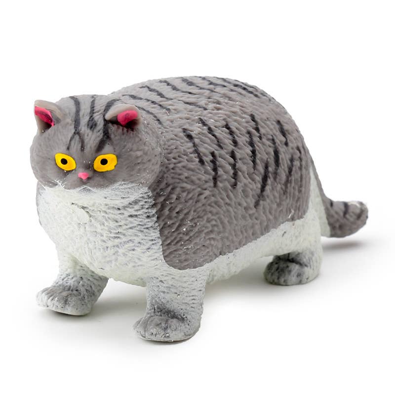 Puckator Ltd – wholesale Stress relief ball/dough – Stretchy Fat Cat Toy3