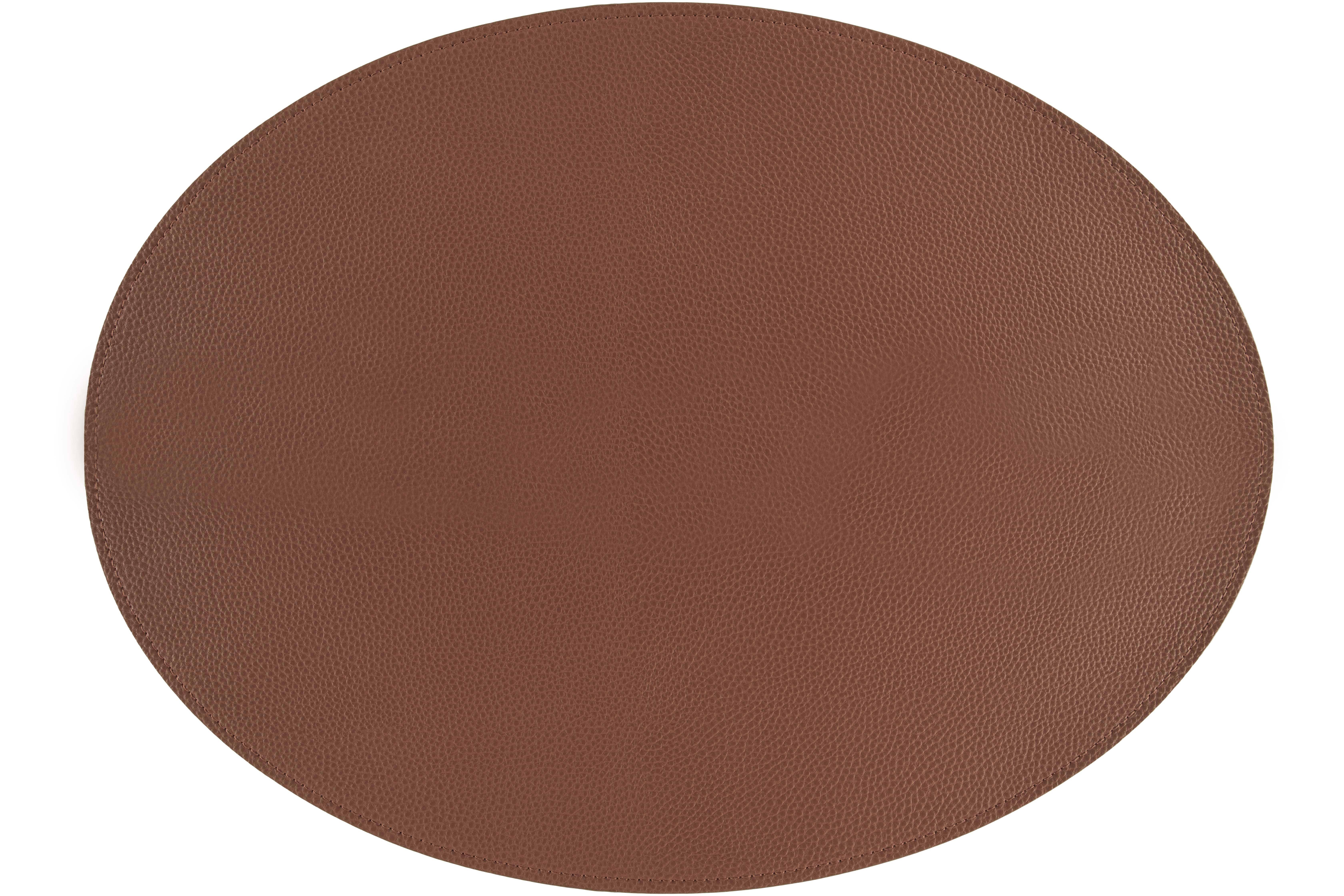 Tiseco - Vendita all'ingrosso Tovagliette - Tovaglietta ovale TRUDO in pelle vegana – 33x45 cm17