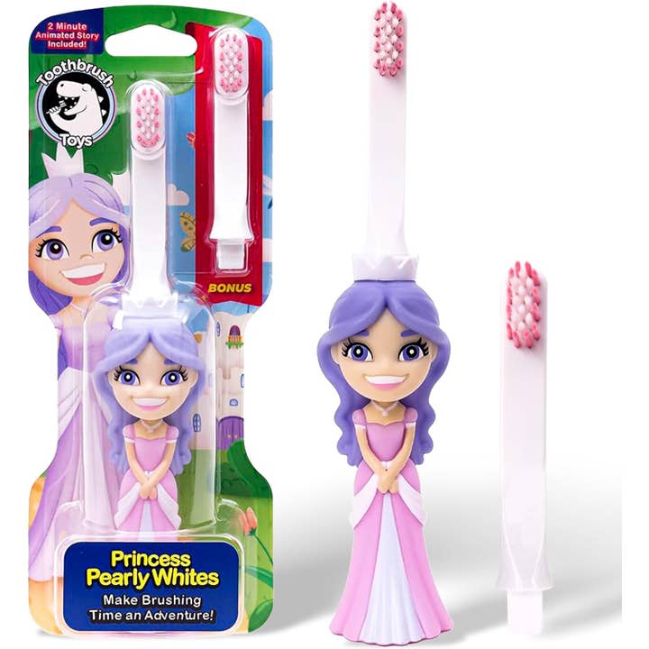 Kids Princess Toothbrush Toy - Princess Pearly Whites for wholesale by Toothbrush Toys
