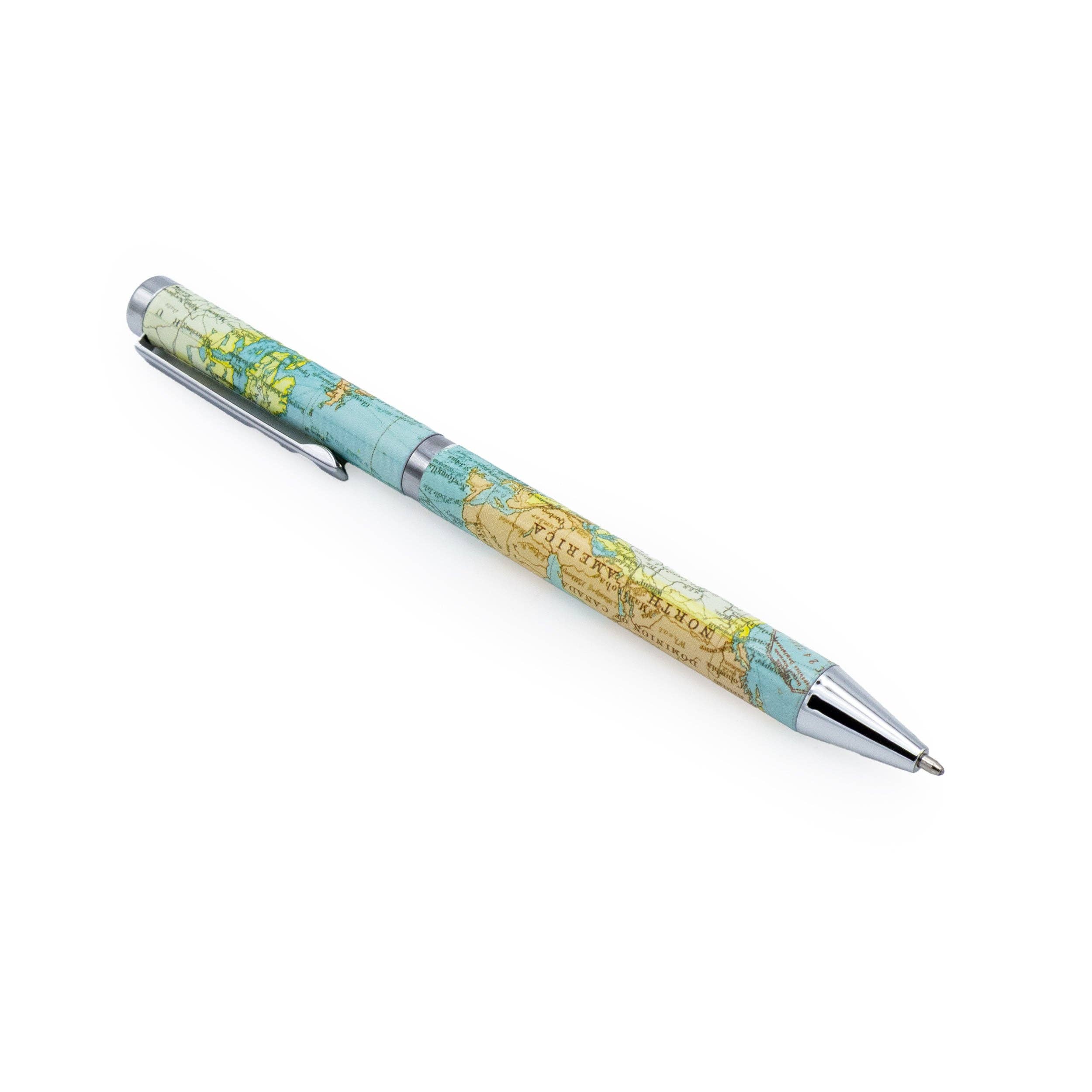 Robert Frederick Ltd – wholesale Pen – Vintage Map Ballpoint Pen in Gift Box1