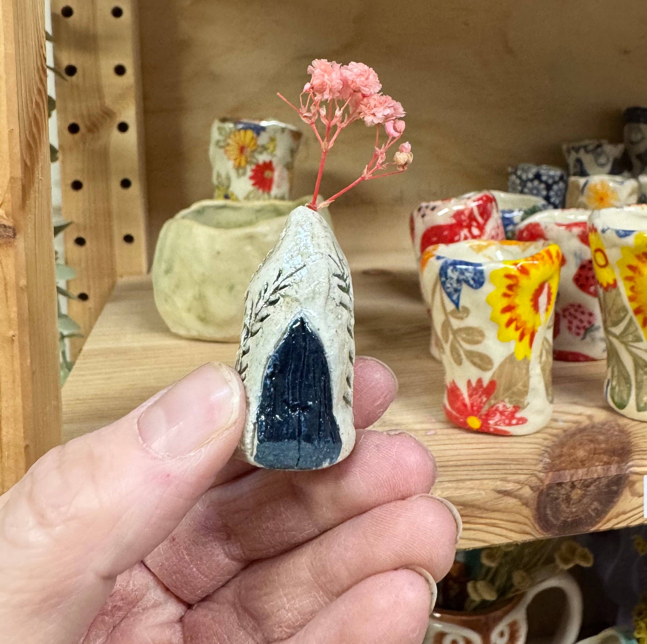 Rondelle Designs - Wholesale Decorative tabletop object - Mini Ceramic Fairy Houses – Handmade on the Mornington Peninsula9