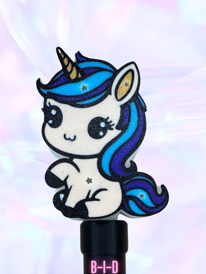 Baby Unicorn Bath Bomb Wand - Color Change for wholesale by BID Designs