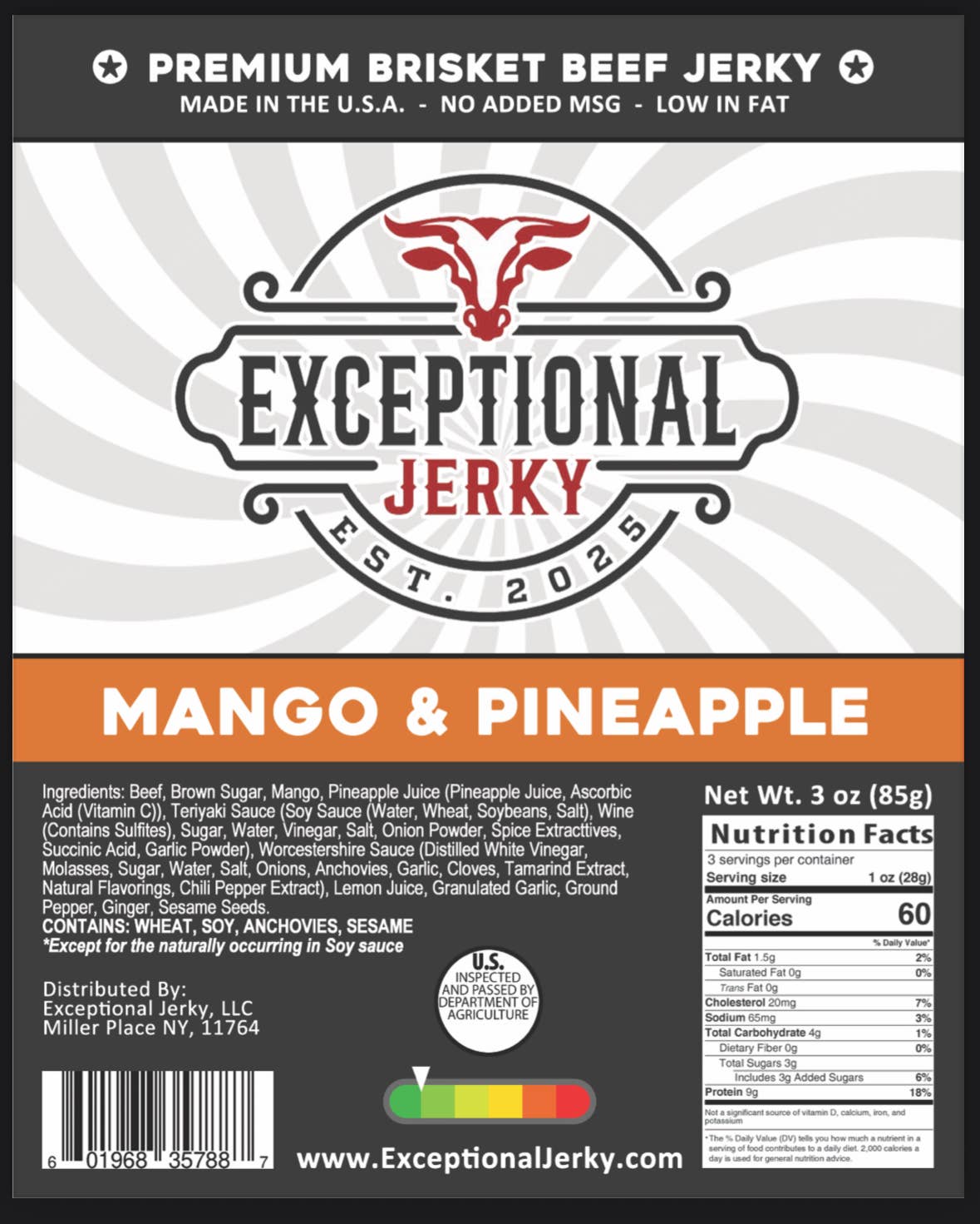Exceptional Jerky LLC - Wholesale Jerky - Exceptional Jerky Variety 1 - 12 Flavors6