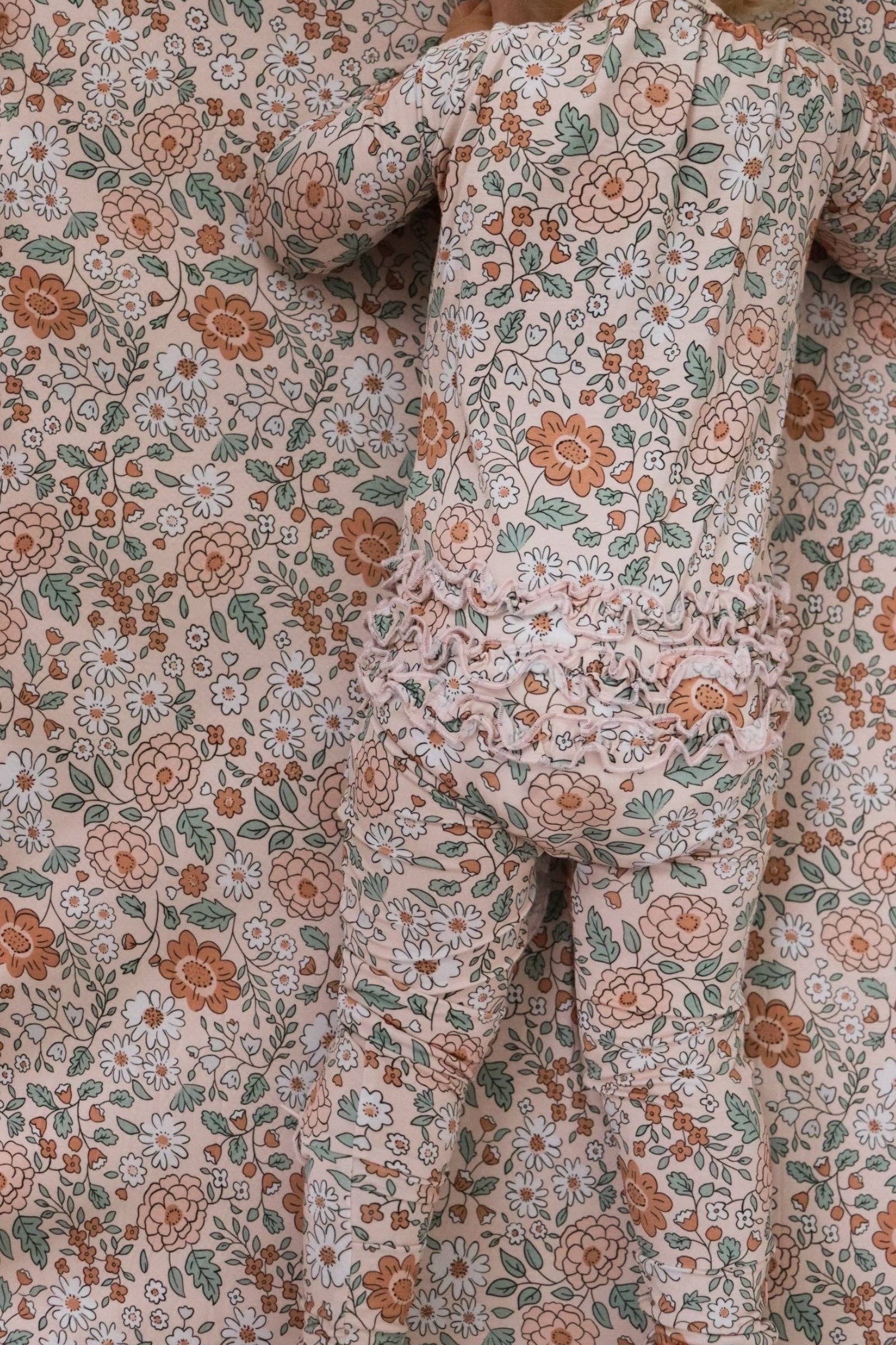 Dream Big Little Co. - Wholesale Jumpsuit - Baby - AUTUMN BLOSSOM DREAM RUFFLE ROMPER13