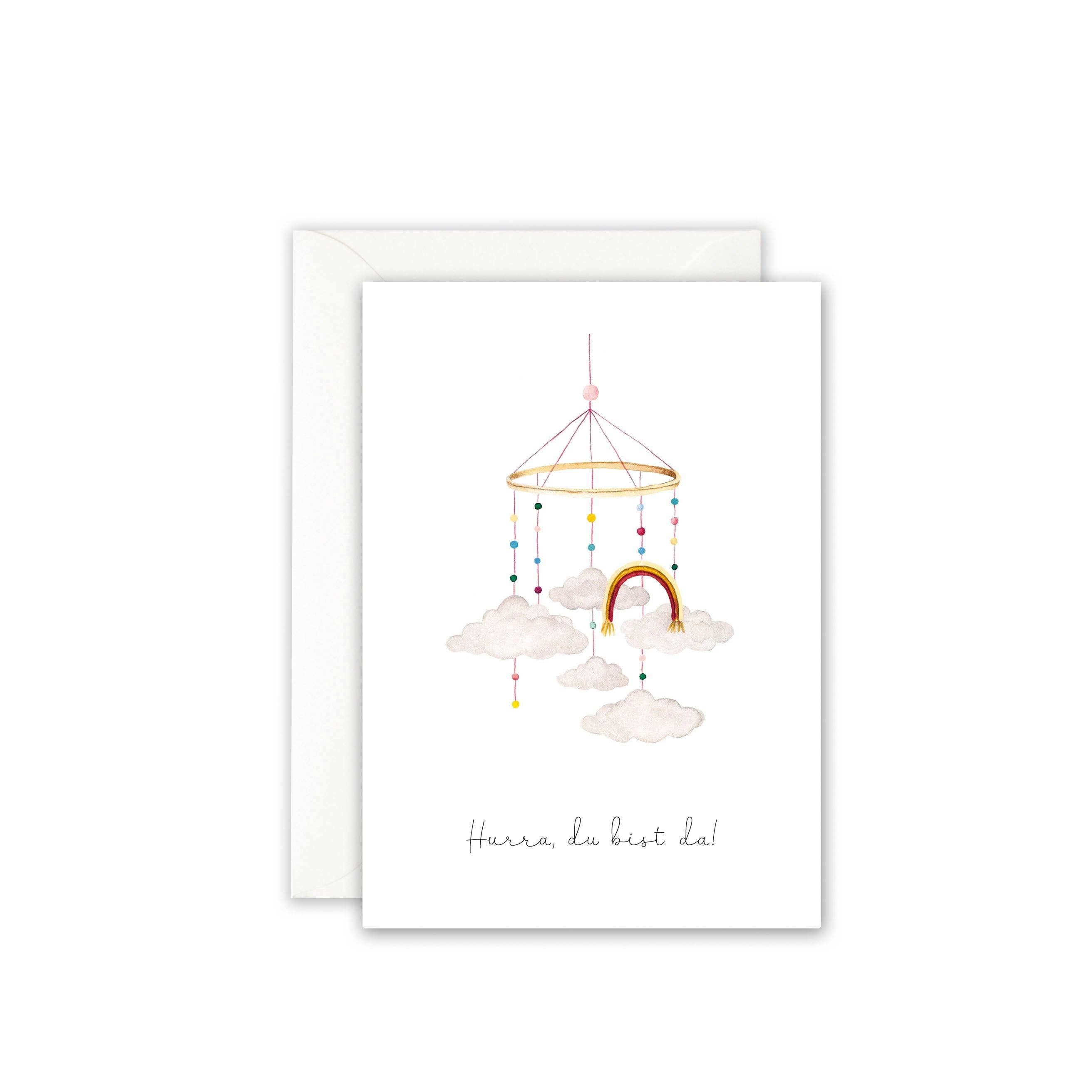 Leo La Douce GmbH - Wholesale Baby Card - Baby card · Hooray you are here1