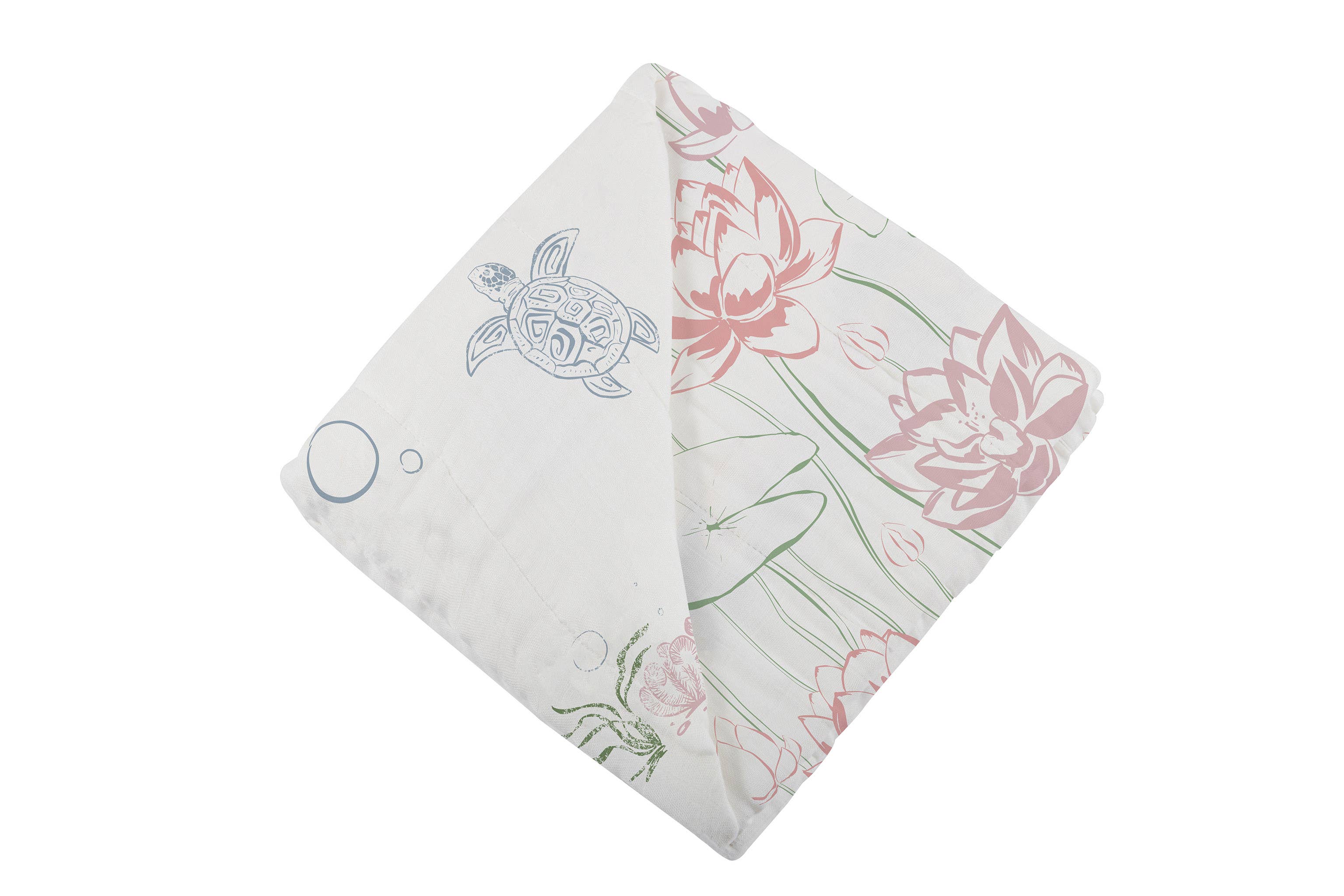 Newcastle Classics - Wholesale Bedding Blanket - Kids & Baby - Turtles and Water Lily Newcastle Blanket2