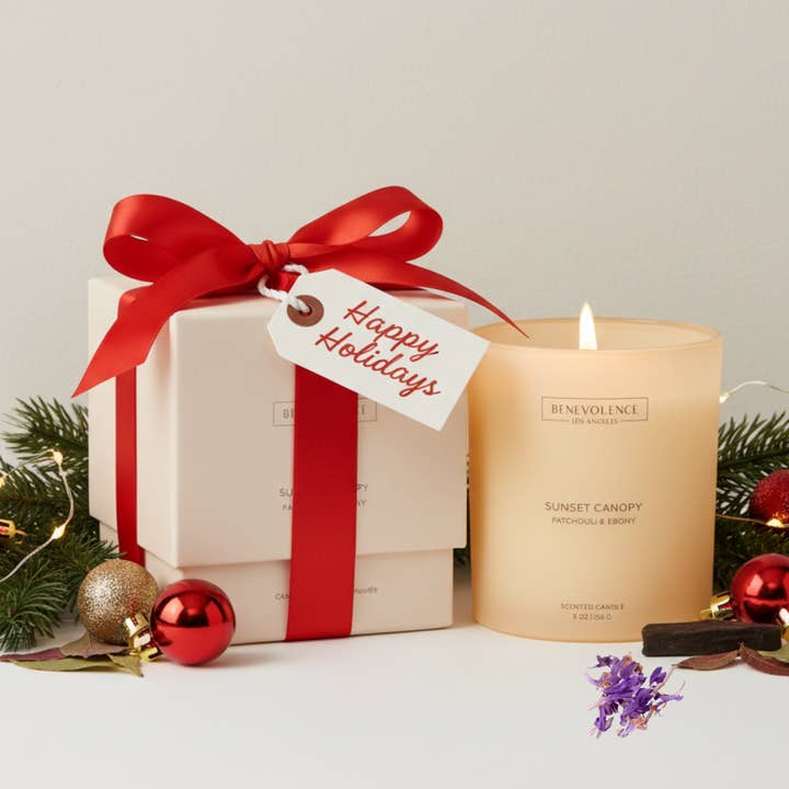 8oz Sunset Canopy Scented Candle for wholesale by Benevolence LA