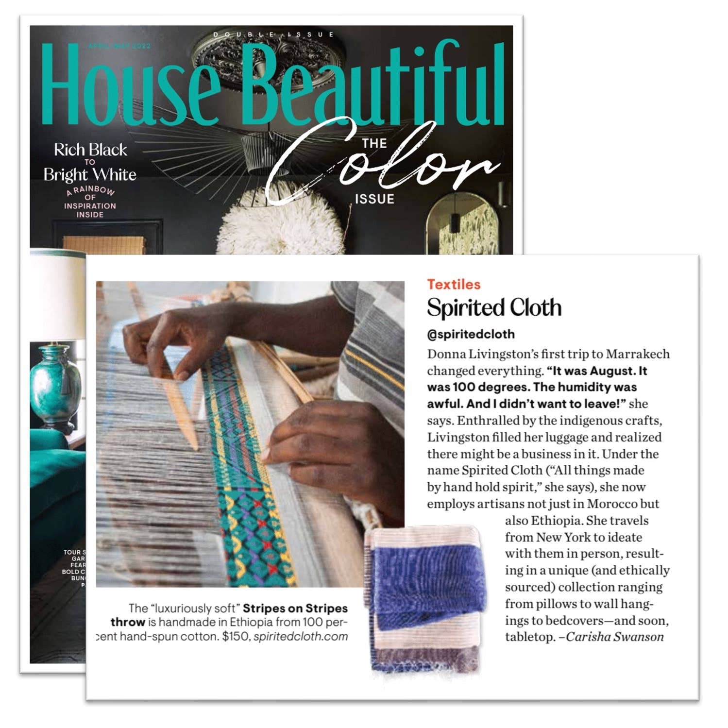 Spirited Cloth - Wholesale Throw Blanket - Stripes on Stripes Ethiopian Throws5