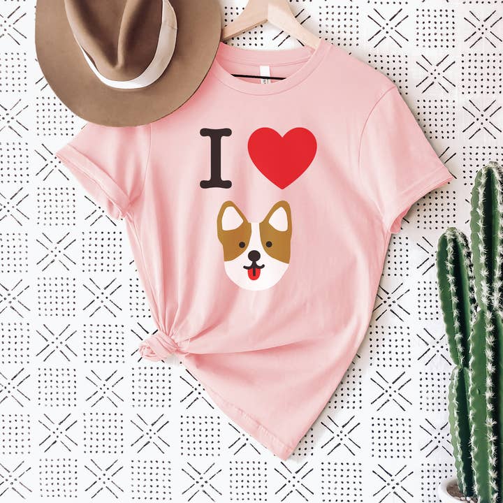 T-Shirt I Love My Dog - Jack pour la vente par My Dear Bongo