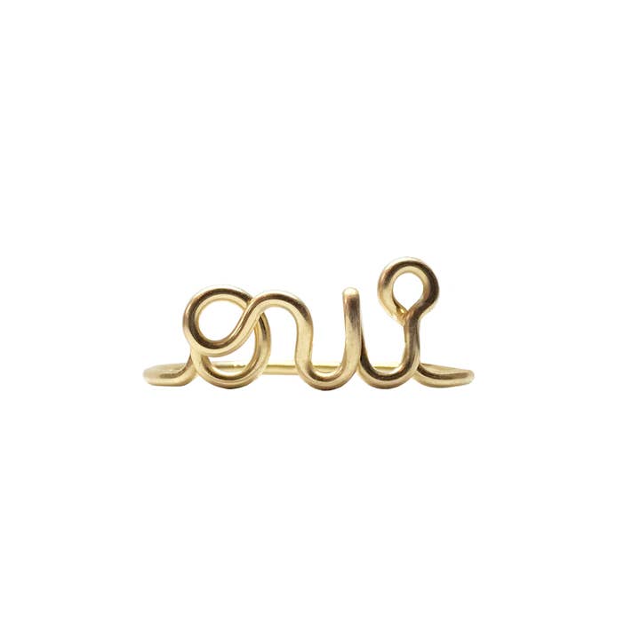 PADAM PADAM - Wholesale Band/Stacked Ring - Gold-filled Oui Smooth Ring